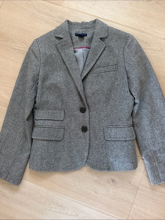 J. Crew Jackets & Blazers - J.Crew Gray Wool Herringbone Blazer | Size 0
